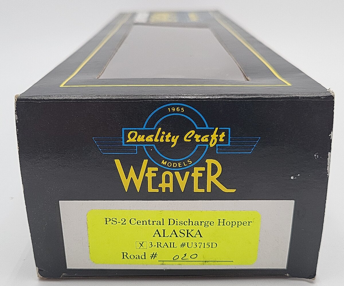 Weaver U3715D O ARR AACX Alaska PS-2 Central Discharge Hopper #020 (3 Rail) LN/Box