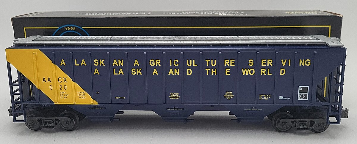 Weaver U3715D O ARR AACX Alaska PS-2 Central Discharge Hopper #020 (3 Rail) LN/Box