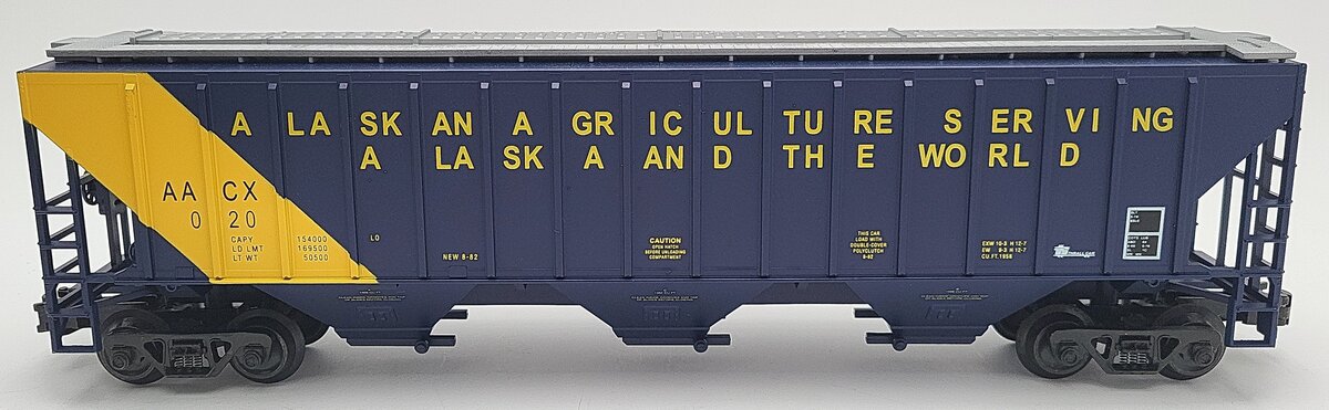 Weaver U3715D O ARR AACX Alaska PS-2 Central Discharge Hopper #020 (3 Rail) LN/Box