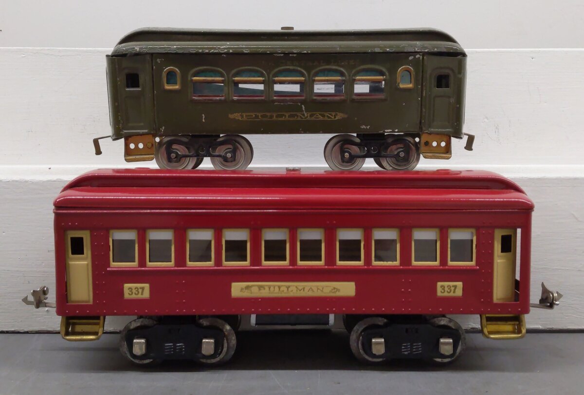 Lionel Vintage Standard Gauge Passenger Cars: 35, 337 [2]