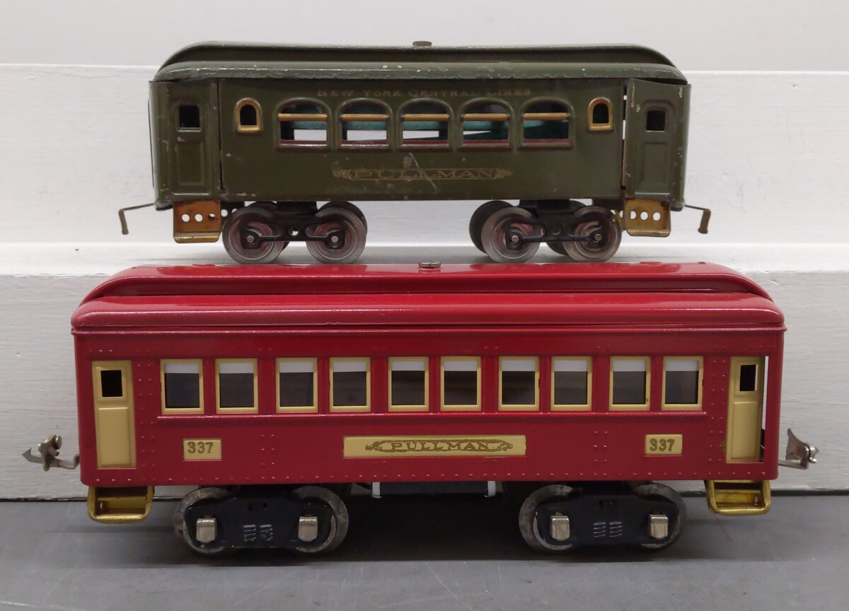 Lionel Vintage Standard Gauge Passenger Cars: 35, 337 [2]