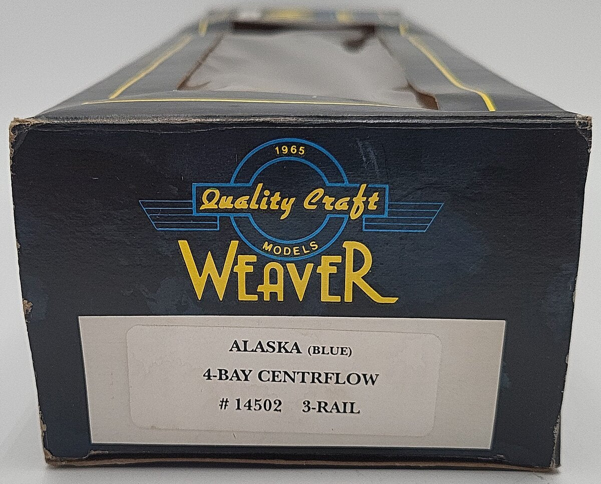 Weaver O Gauge Alaska 4-Bay Centerflow Hopper Car #14502 (3 Rail) LN/Box