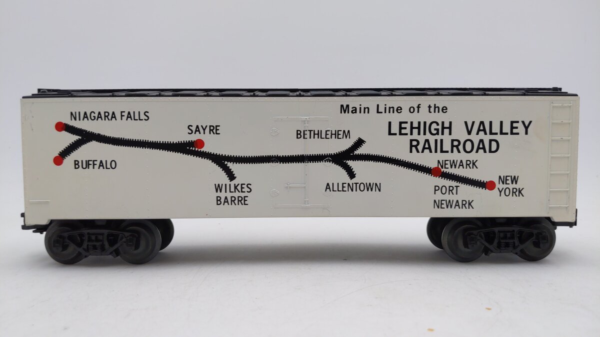 MTH 30-71116 O Lehigh Valley 40' Steel Boxcar #62085 EX