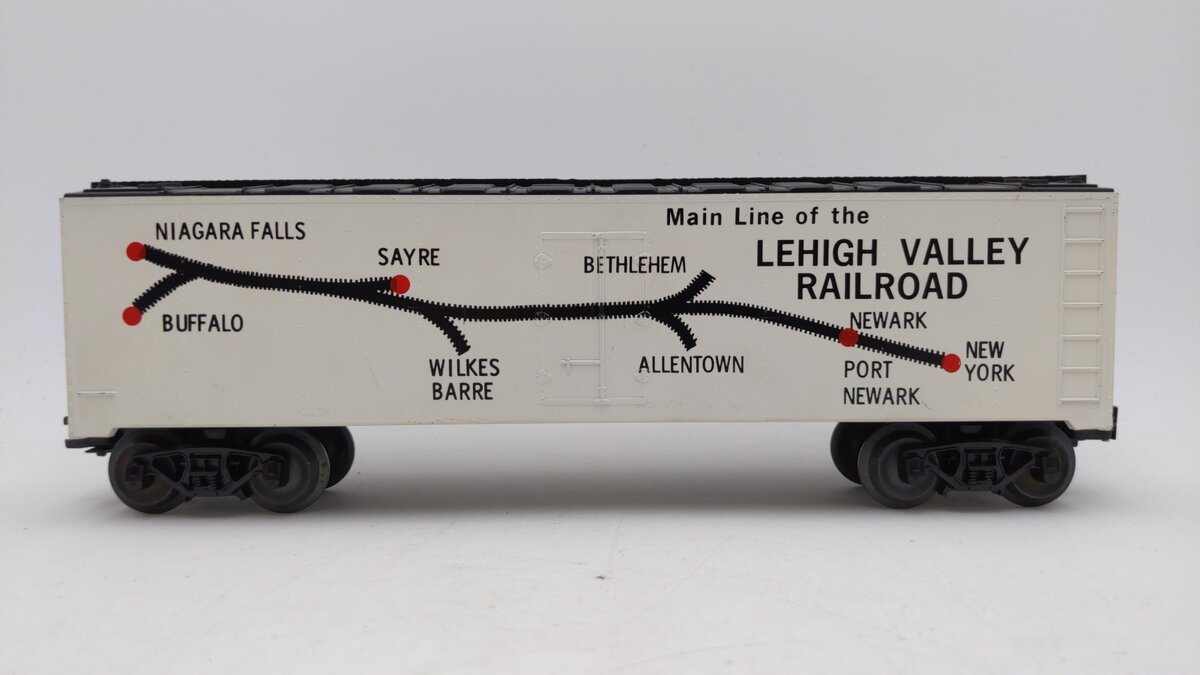 MTH 30-71116 O Lehigh Valley 40' Steel Boxcar #62085 EX