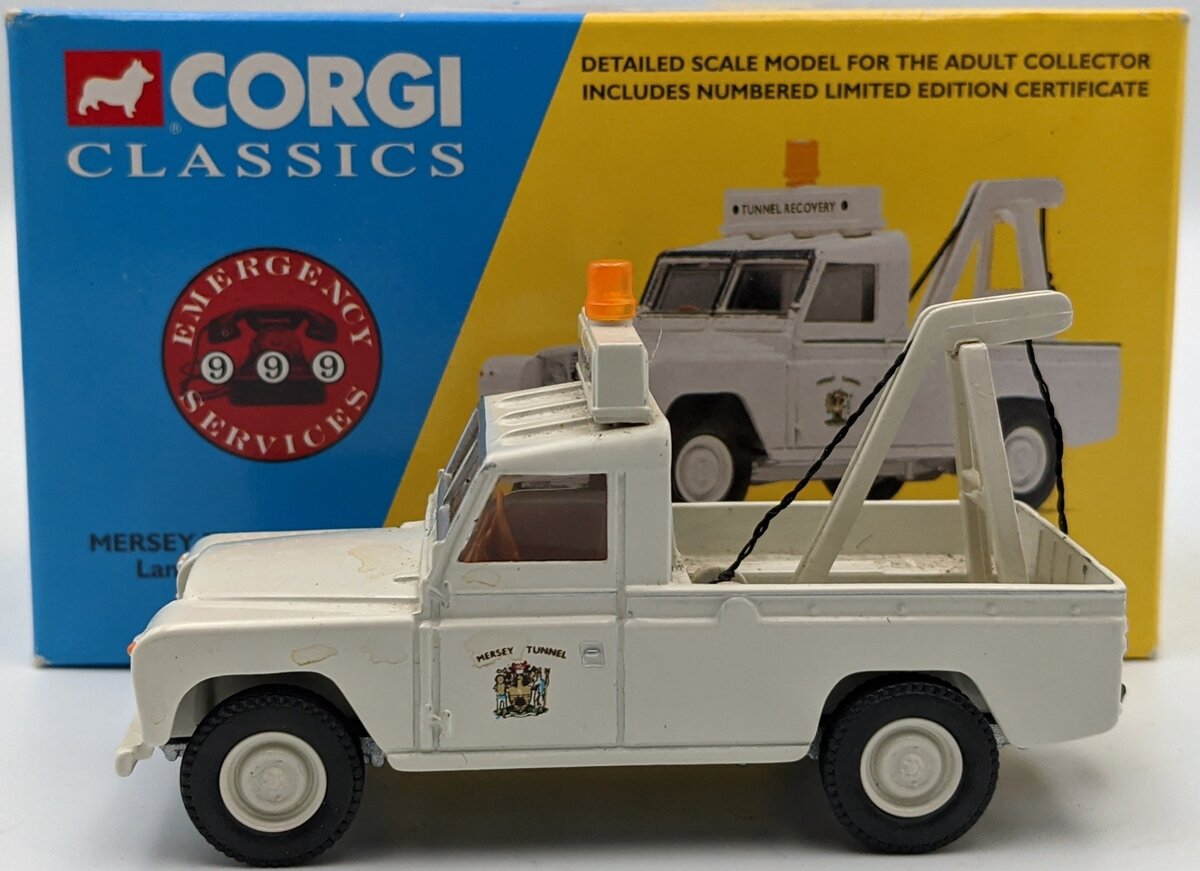 Corgi 07102 1:43 Mersey Tunnel Recovery Land Rover Breakdown EX/Box