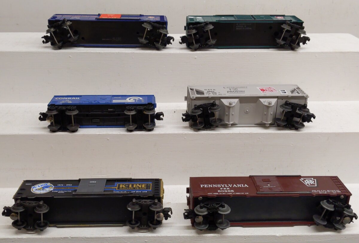 O Gauge Assorted Freight Cars [6] EX