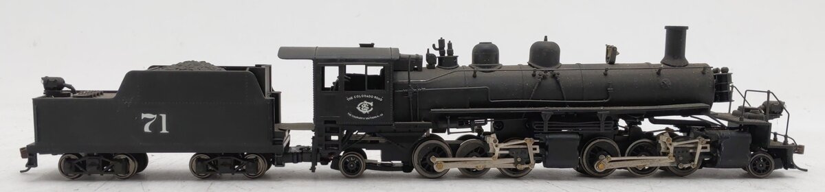 Mantua HO Scale Custom C&S 2-6-6-2 Steam Locomotive And Coal Tender #71 VG