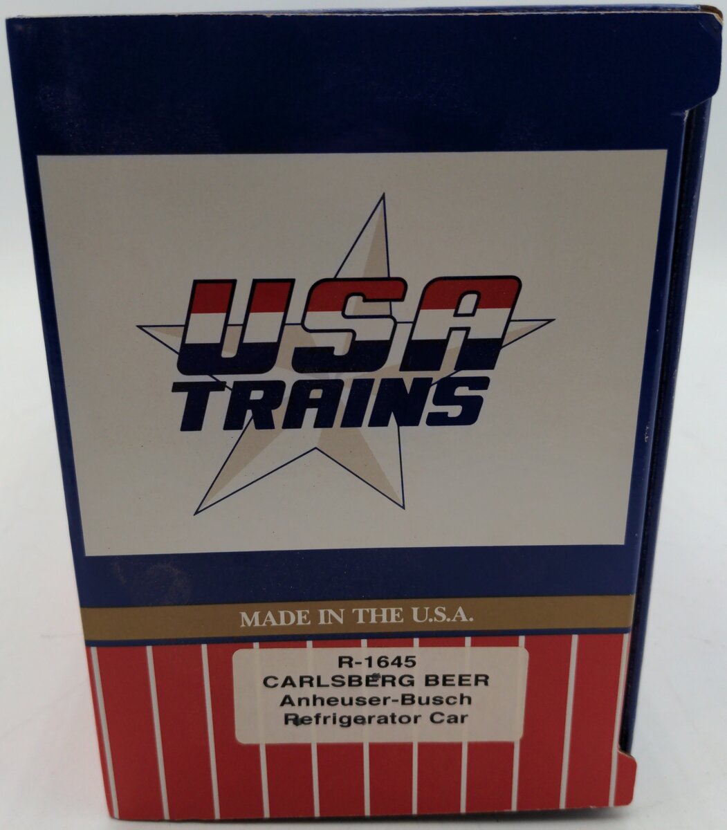 USA Trains R-1645 G Anheuser Busch Beer Reefer Car LN/Box