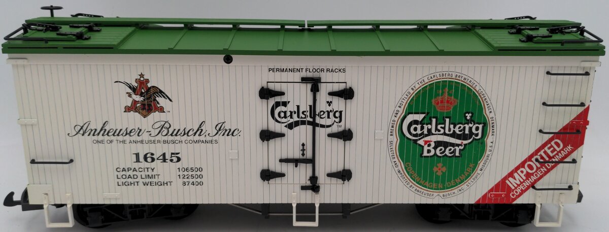 USA Trains R-1645 G Anheuser Busch Beer Reefer Car LN/Box