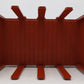 LGB 40450 G Scale Red/Brown Flatcar with Stakes & 5 Barrel Load LN/Box