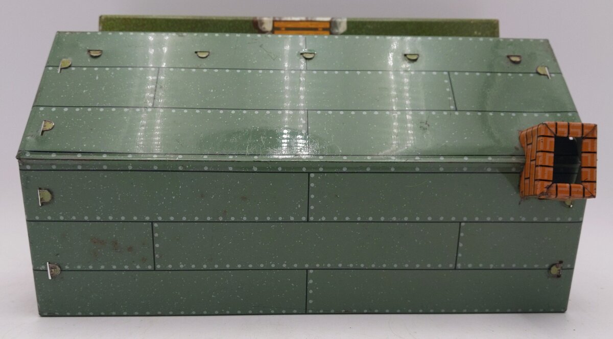 Marx T3-211:38 US Army 1950s Vintage Tin Litho Training Center HQ Building VG