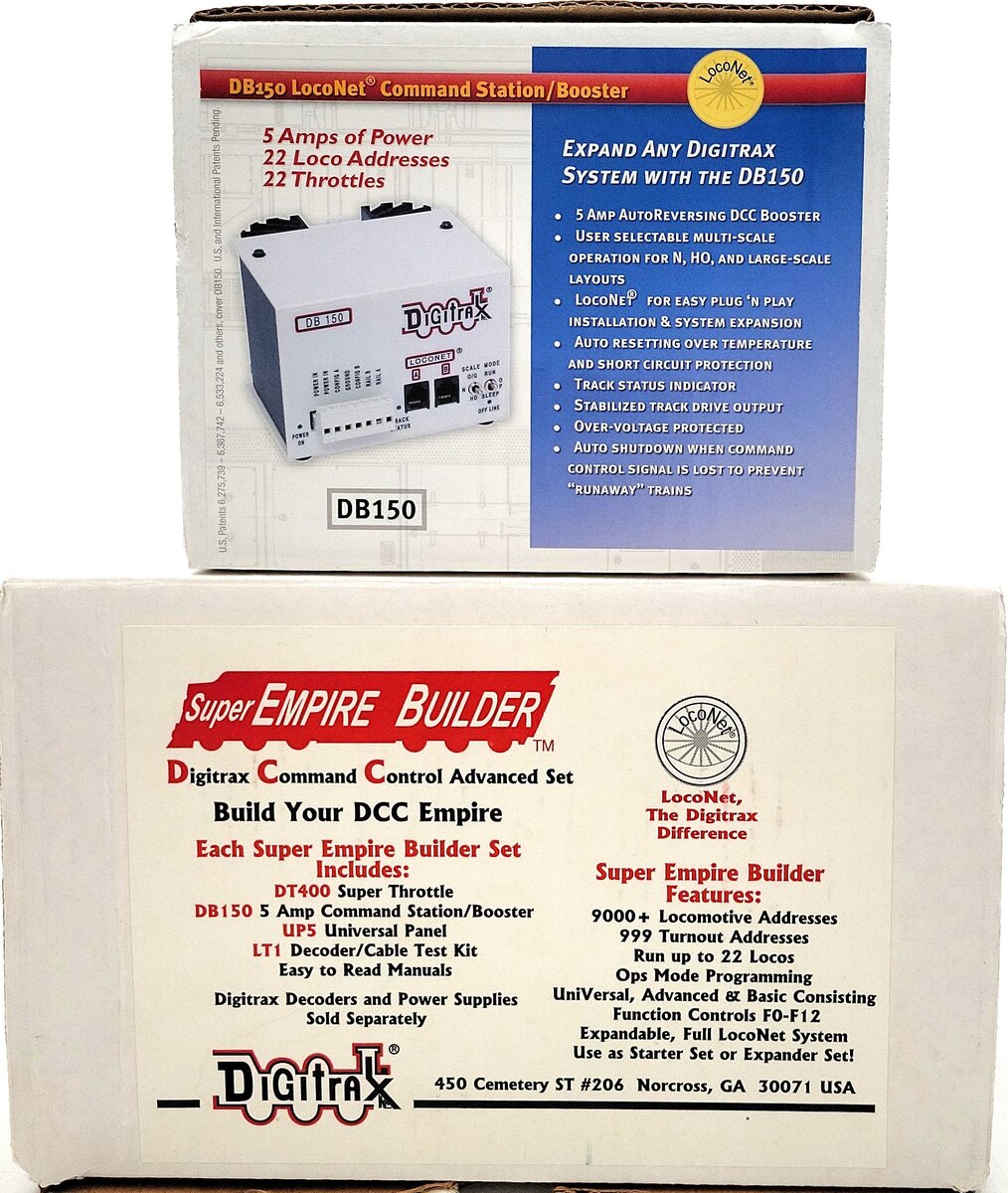 Digitrax SEBX Super Empire Builder Xtra Advanced Digitrax Command Control LN/Box