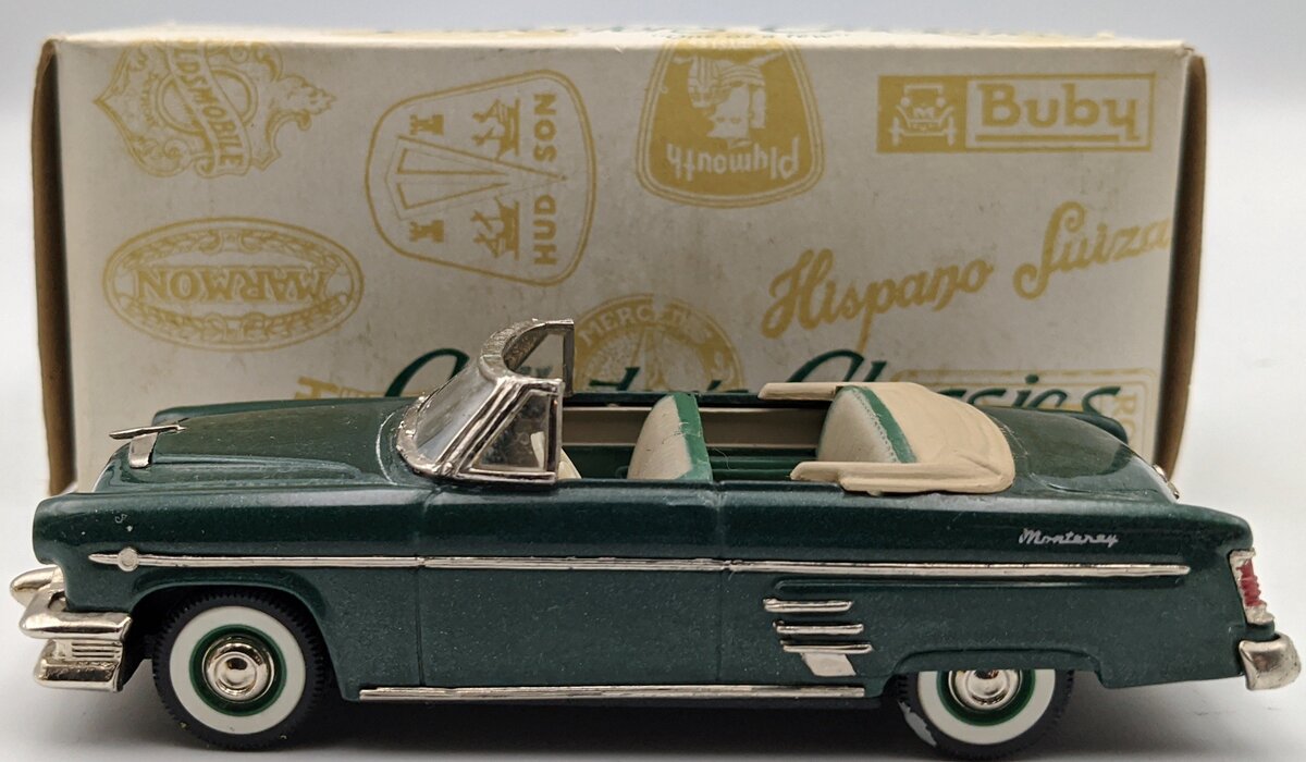 Collector's Classics C1-3D0 1:43 Green1954 Mercury Monterey Convertible Top Down EX/Box