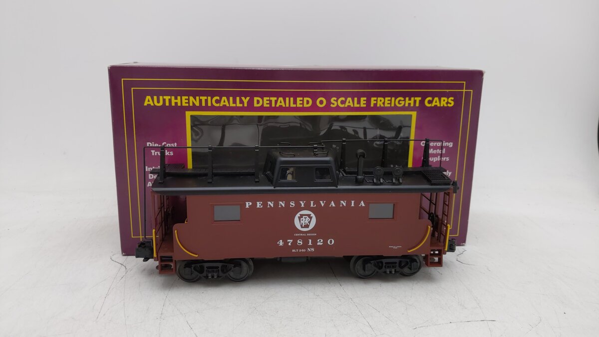 MTH 20-91113 Pennsylvania N-8 Illuminated Caboose #478120 EX/Box