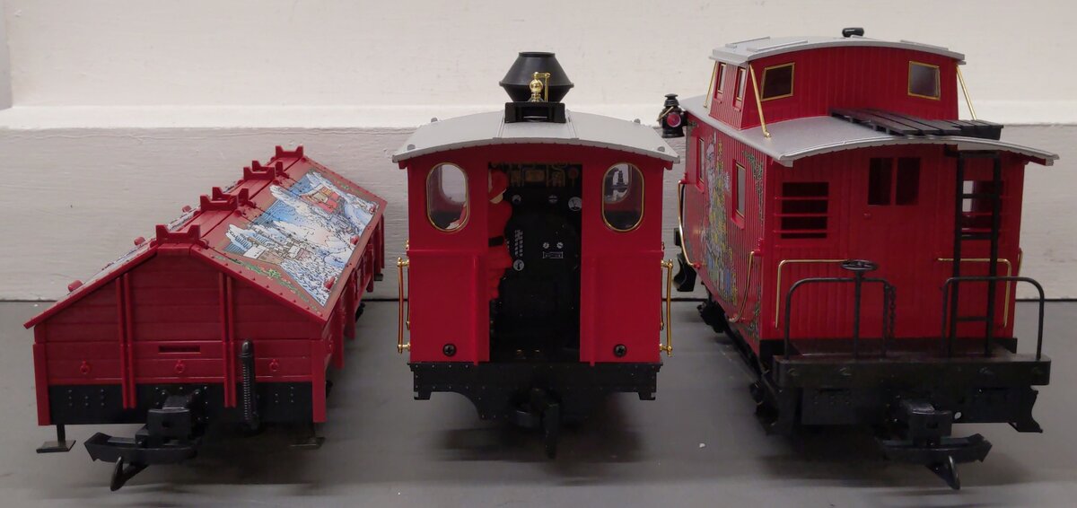 LGB 72555 G Gauge Christmas Steam Locomotive Starter Train Set EX/Box