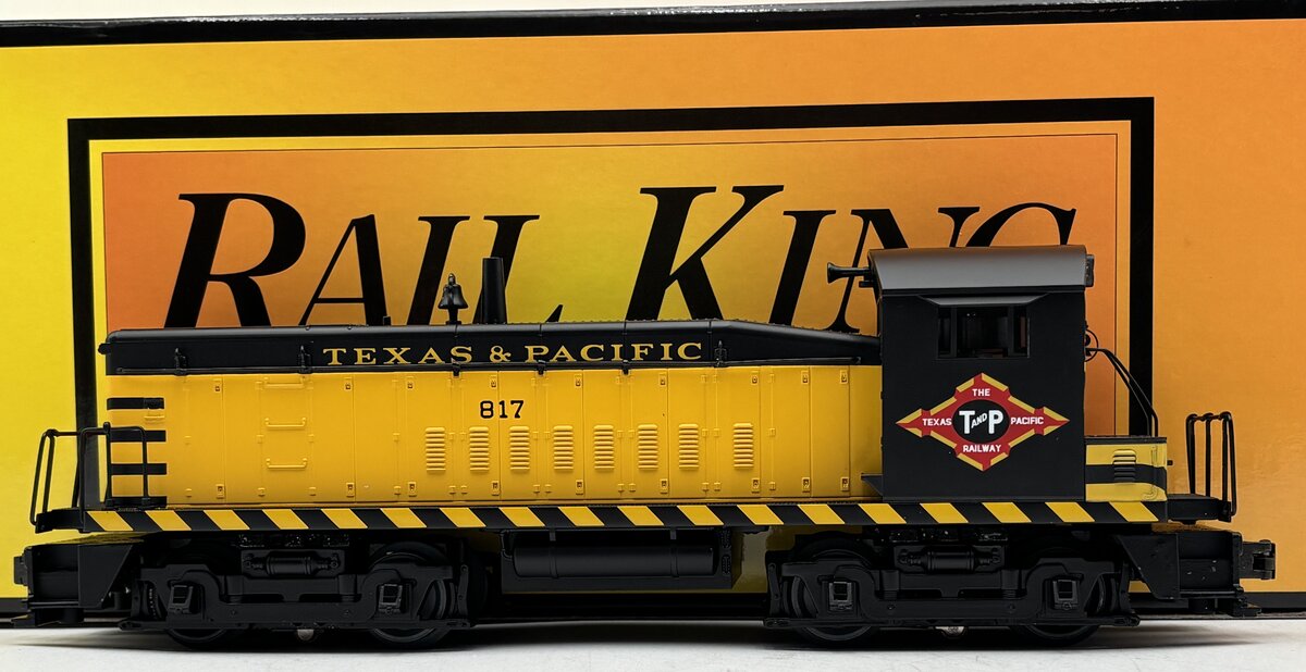 MTH 30-2178-1 Texas & Pacific SW-8 Diesel Switcher w/PS1 #817 EX/Box