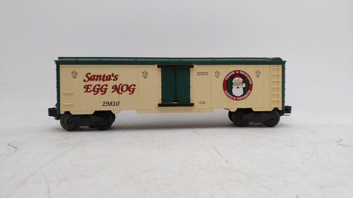 Lionel 6-29810 O Gauge Operating Egg Nog Milk Car EX/Box