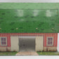 Marx Vintage 1950s Tin Litho 2-Story Happi Time Farm Red Barn w/ Green Roof VG