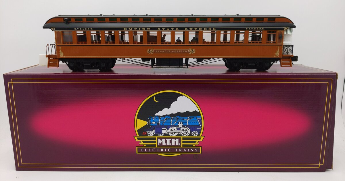 MTH 20-62030C O Gauge New York Central 64' Woodsided Passenger Car LN/Box
