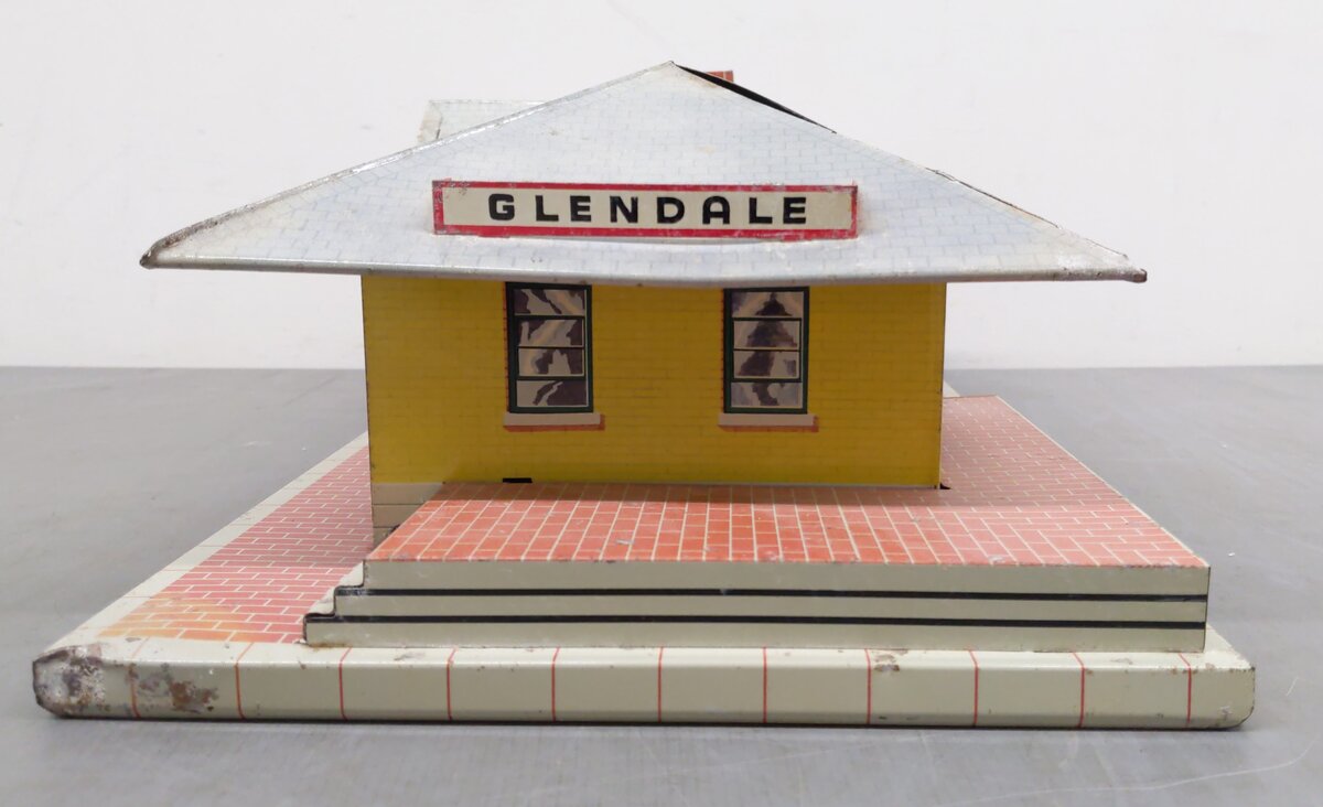 Marx 4412 Vintage O Tinplate Glendale Passenger Station VG