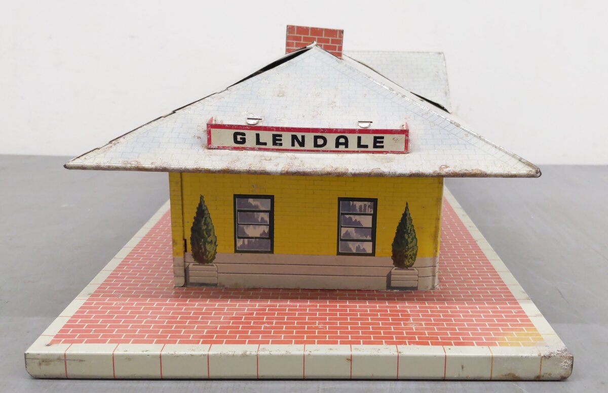 Marx 4412 Vintage O Tinplate Glendale Passenger Station VG