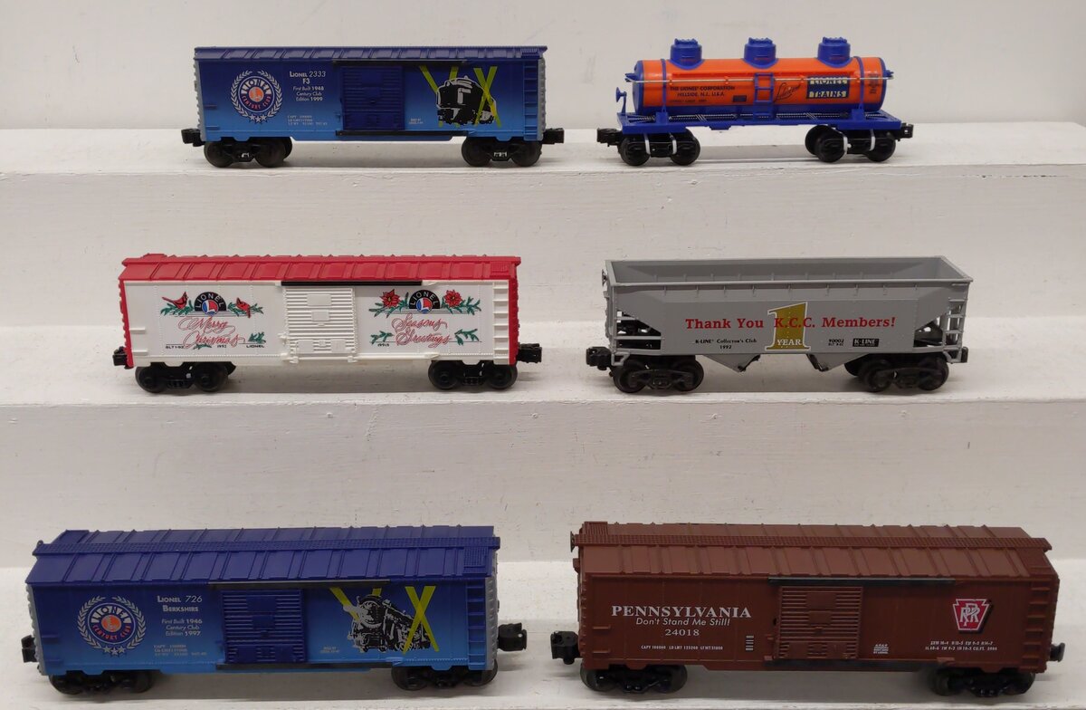 O Gauge Assorted Freight Cars [6] EX