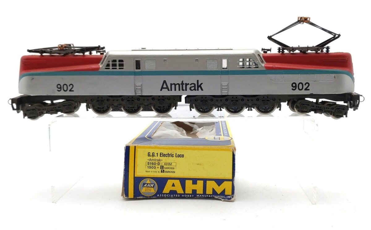 AHM 5160-D HO Scale Amtrak GG-1 Electric Locomotive #902 EX/Box