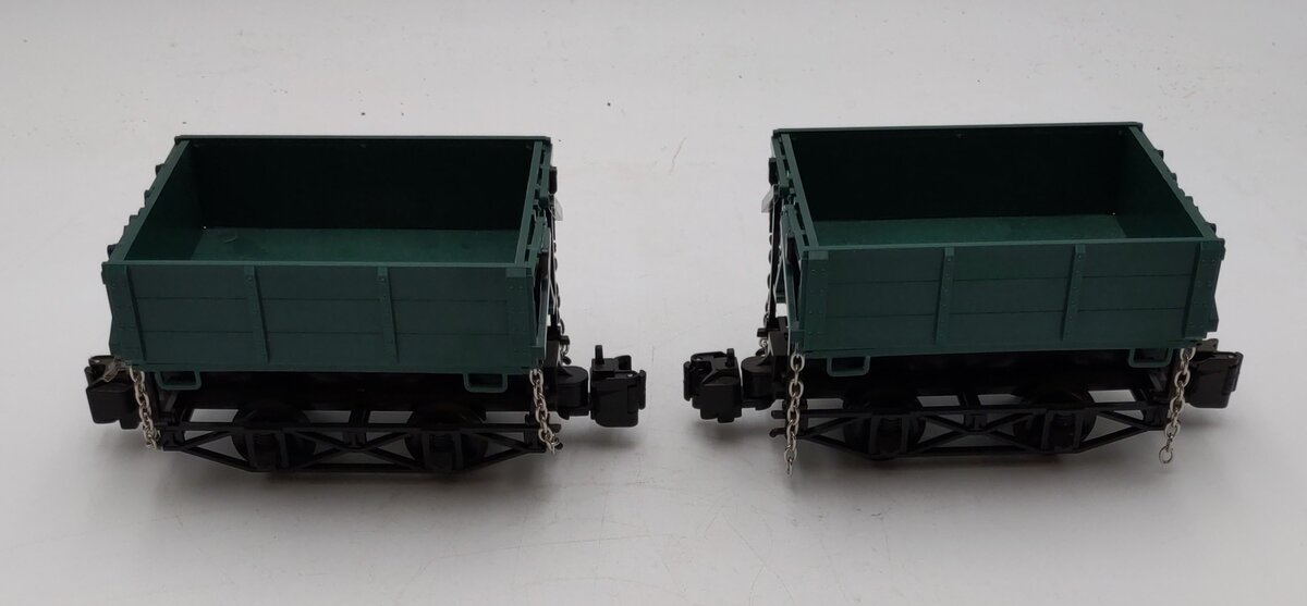 Bachmann Big Haulers G-Scale Green Side-Dump Ore Cars (set of 2) LN