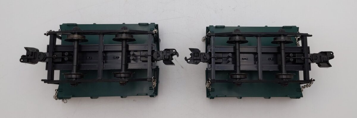Bachmann Big Haulers G-Scale Green Side-Dump Ore Cars (set of 2) LN