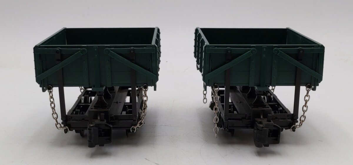 Bachmann Big Haulers G-Scale Green Side-Dump Ore Cars (set of 2) LN