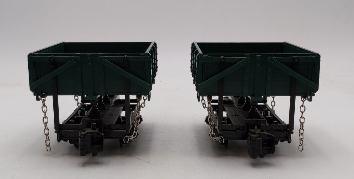 Bachmann Big Haulers G-Scale Green Side-Dump Ore Cars (set of 2) LN
