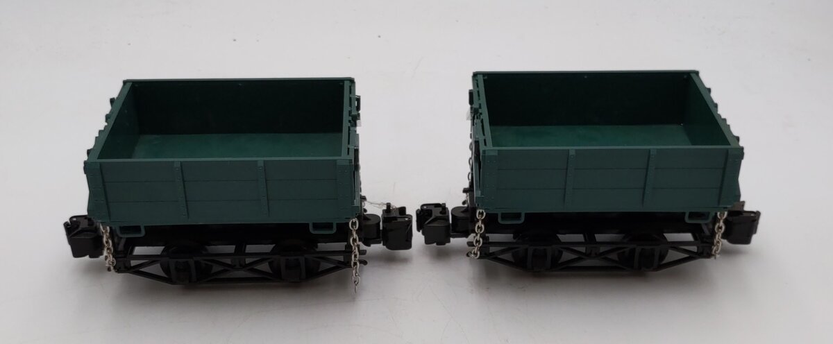 Bachmann Big Haulers G-Scale Green Side-Dump Ore Cars (set of 2) LN