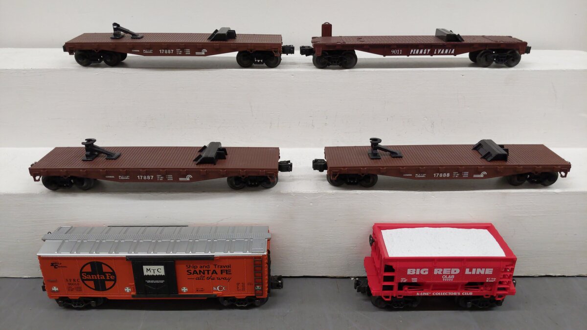 O Gauge Assorted Freight Cars [6] EX