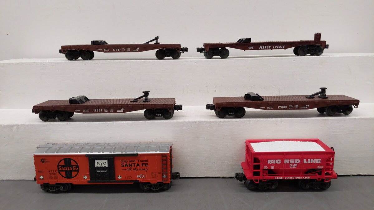 O Gauge Assorted Freight Cars [6] EX