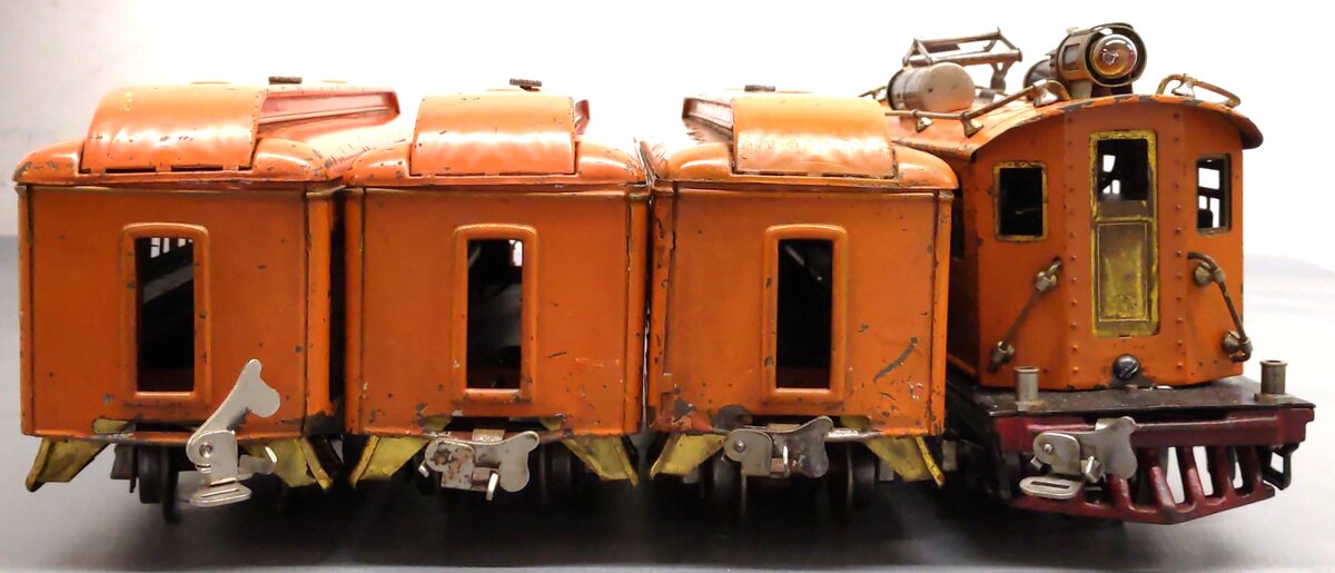Lionel Vintage O Gauge Loco & Passenger Cars: 256, 710, 710, 712 [4]
