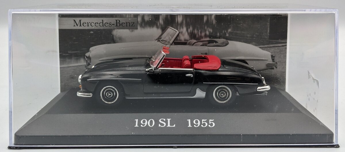 Editions Atlas 1:43 Mercedes-Benz 190SL Black LN
