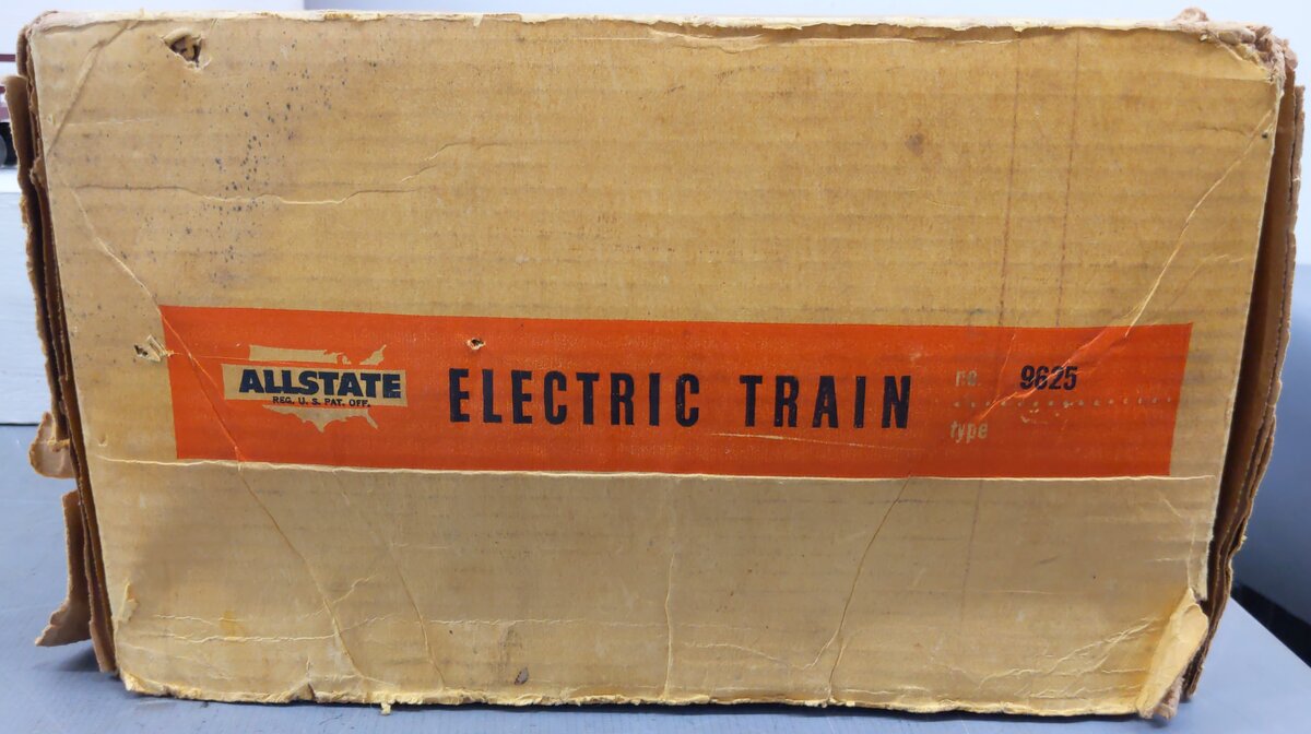 Marx 9610 O/O27 Gauge 1956 Sears Steam Locomotive Freight Train Set #666 VG/Box