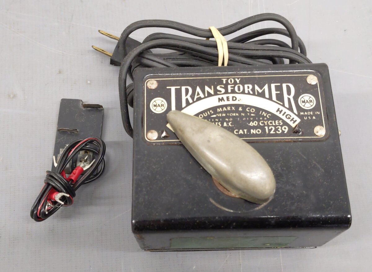 Marx 9610 O/O27 Gauge 1956 Sears Steam Locomotive Freight Train Set #666 VG/Box