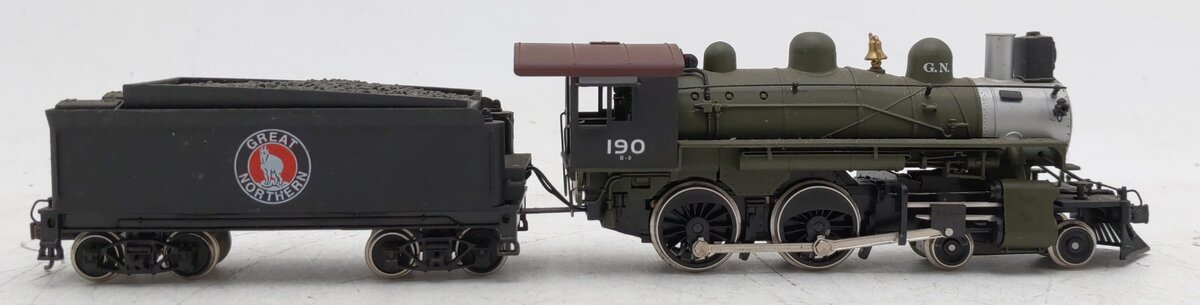IHC M818 HO 4-4-0 American Premier GN Steam Locomotive And Coal Tender #190 EX