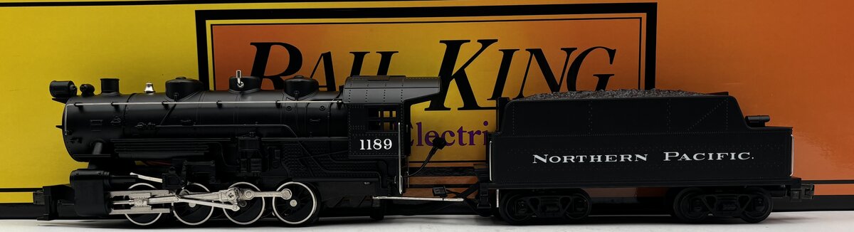MTH 30-1124-1 O Gauge Northern Pacific 0-8-0 Steam Engine & Tender w/PS1 LN/Box