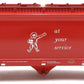K-Line K6243-1012 O Gauge Alaska Railroad 3-Bay Center Flow Hopper Car #56870 NIB