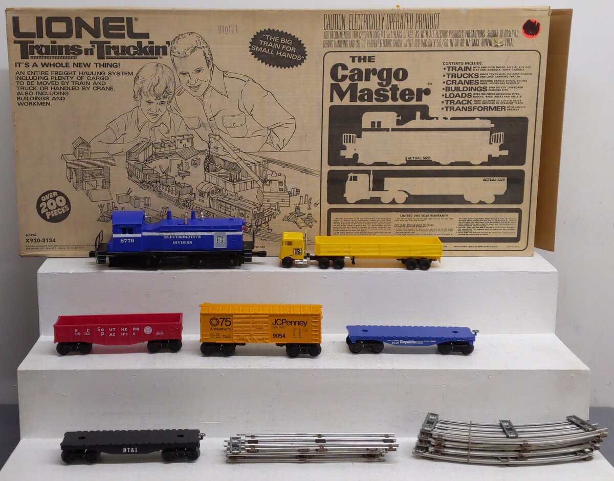 Lionel 6-1796 O Cargo Master Set (JC Penney) EX/Box