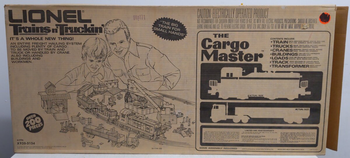 Lionel 6-1796 O Cargo Master Set (JC Penney) EX/Box
