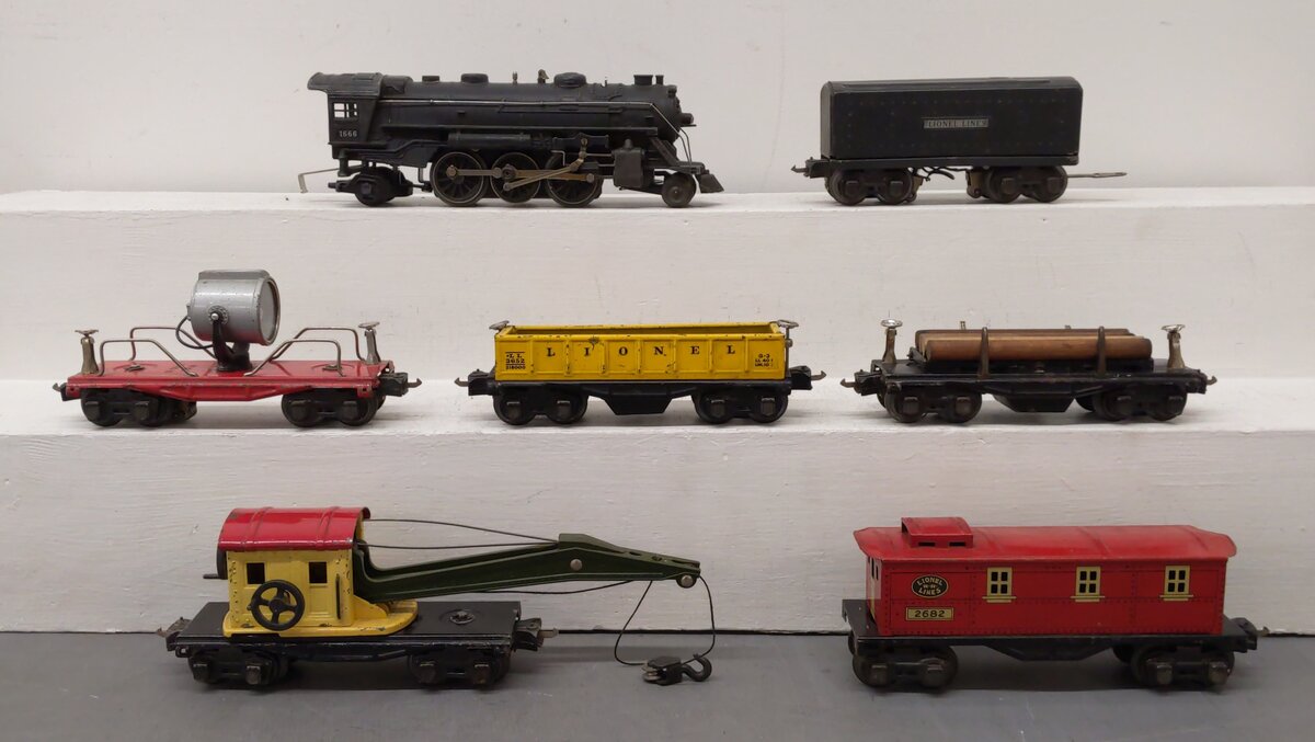 Lionel 1097W Vintage O Prewar 1939 Steam Freight Set EX