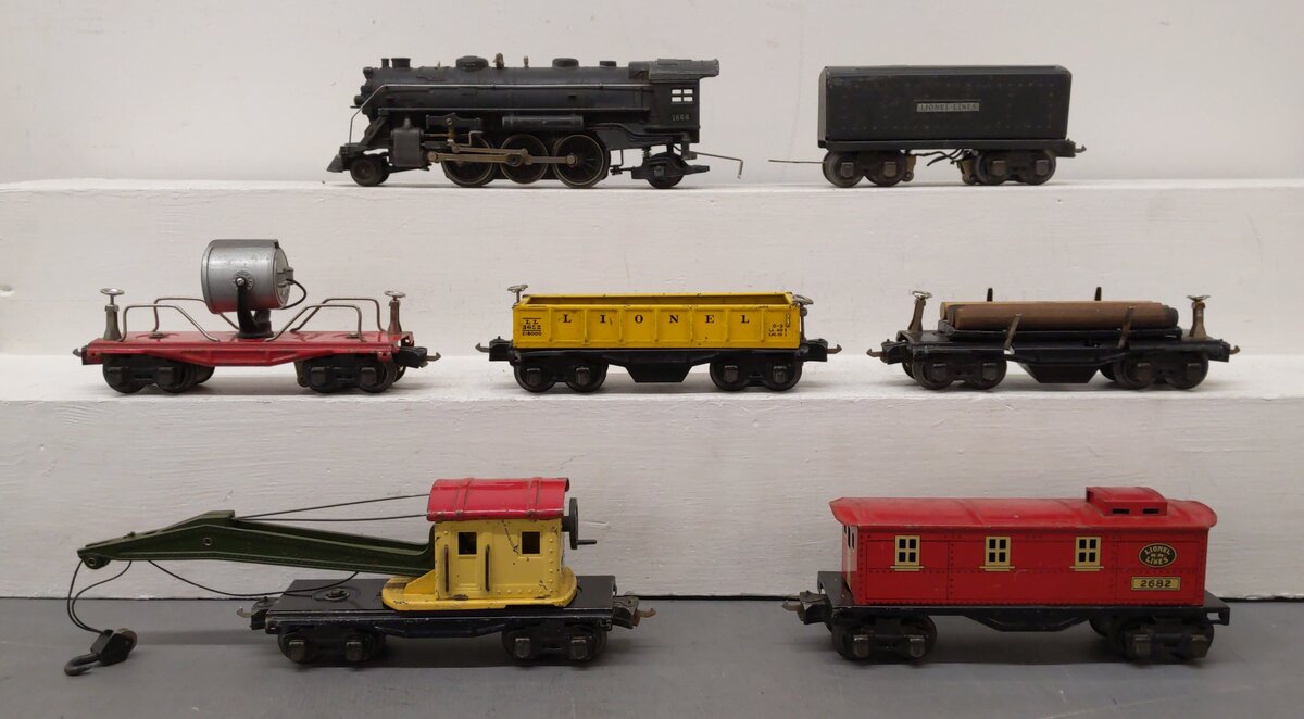 Lionel 1097W Vintage O Prewar 1939 Steam Freight Set EX