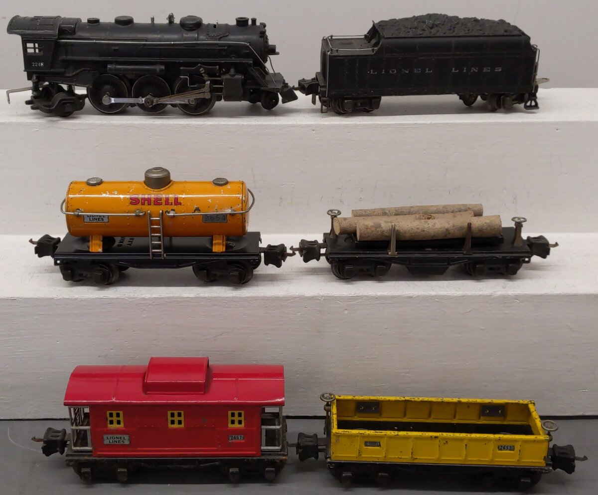 Lionel 143W Vintage Prewar O Gauge Set VG