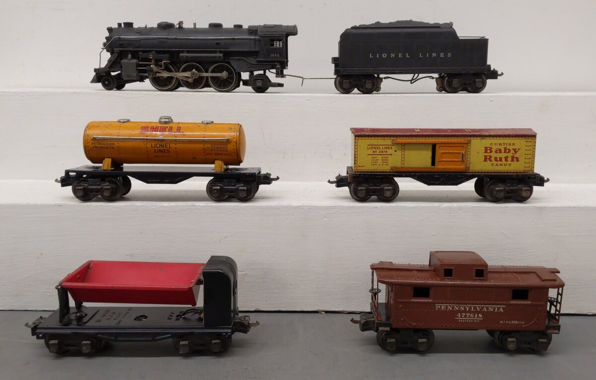 Lionel 1191W Vintage O Steam Freight Set VG