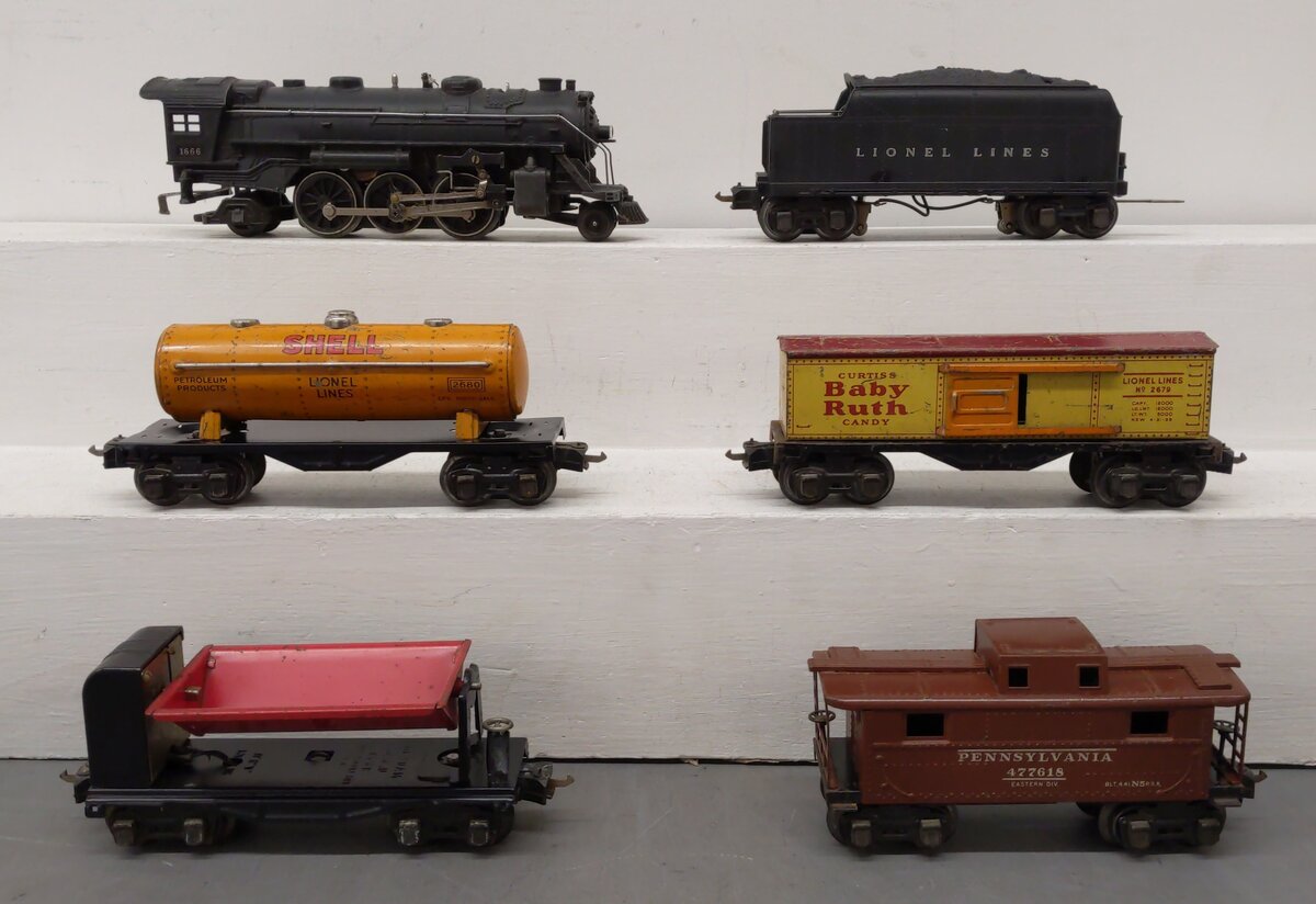 Lionel 1191W Vintage O Steam Freight Set VG