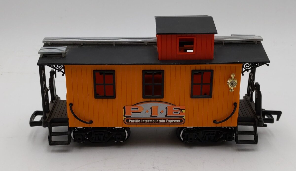 New Bright G Scale Pacific Intermountain Express (P.I.E.) Caboose LN