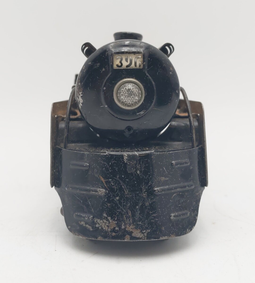 Marx 396 O Gauge Vintage Canadian Pacific Gold Steam Locomotive VG